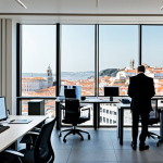 **

"A busy, modern accounting office in Lisbon, Portugal. Several accountants are working at computers, reviewing financial documents, fully clothed in professional attire. The office is bright and clean, with large windows overlooking the city. The atmosphere is efficient and professional.  Focus on detail and accuracy. Safe for work, appropriate content, professional."

**